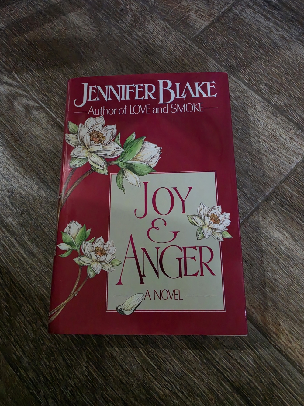 Joy & Anger Novel - Red Hardcover